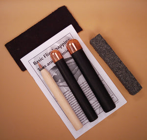 Handmade Flint Knapping Tool Kit - DIY 