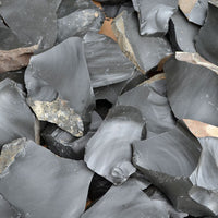 Dacite spalled rock flint knapping material