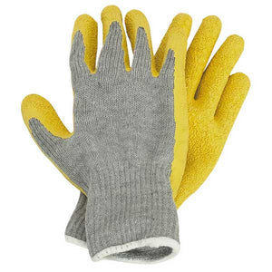 large latex coated flintknapping safety work gloves