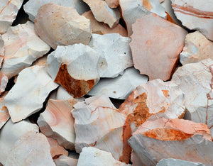 color combinations of keokuk chert flintknapping stone