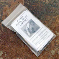 packaging of hafted primitive stone antler knife kit