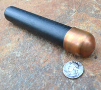 domed copper end of large copper bopper billet tool
