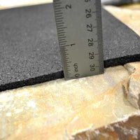 thickness of medium rubber leg pad flintknapping tool