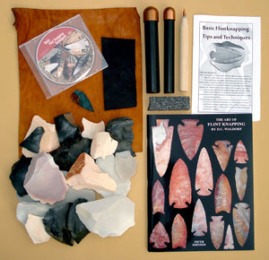 Possible flint knapper's tool kit, Associated with a featur…